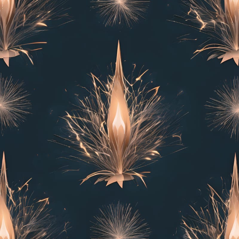 Photo d'une étincelle.